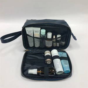 Royal Fair Eco-friendly Zipper Cosmetic Bag <span class=keywords><strong>Blue</strong></span> PU Leather Trousse <span class=keywords><strong>De</strong></span> <span class=keywords><strong>Toilette</strong></span> Estuche <span class=keywords><strong>de</strong></span> viaje <span class=keywords><strong>de</strong></span> maquillaje portátil <span class=keywords><strong>de</strong></span> moda - Product Image 2