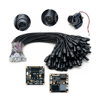Module de caméra CX41 4MP 2K à faible luminosité, capteur CMOS 1/2.8 pouces, carte PCB ISP intégrée, double éclairage IR et LED chaudes, H.265 H.264 pour la détection humaine par IA