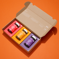 Boîte personnalisable de style avion en carton ondulé extra-résistant en papier kraft coloré avec logo pour vêtements/sous-vêtements, résistante aux UV