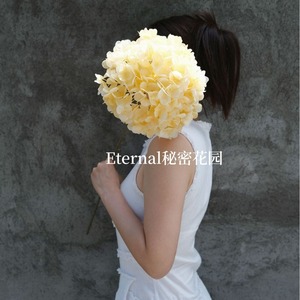 Fleurs d'hortensia artificielles Secret Garden, orange, en soie, 228 pièces, décorations de mariage, marqueurs d'allée - Product Image 4