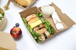 Boîte d'emballage personnalisé imprimé jetable à emporter de qualité alimentaire rapide <span class=keywords><strong>Mcdonald</strong></span> Hot Dog <span class=keywords><strong>poulet</strong></span> frit français Burger - Product Image 4