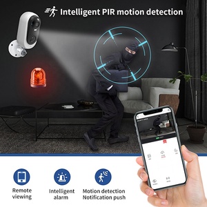 Caméra de <span class=keywords><strong>surveillance</strong></span> intelligente à batterie basse consommation 3MP, vision nocturne couleur, caméra sans fil à batterie basse consommation 3MP - Product Image 3