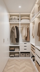 Tủ quần áo hiện đại đa năng, có thể gấp gọn, làm bằng gỗ, có ngăn kéo - Product Image 6