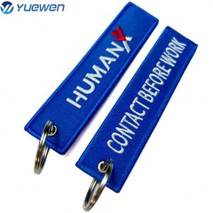 Llavero de Tela Personalizado con Bordado, Regalo Promocional, Llaveros de Tela en Blanco - Product Image 2