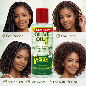 Suero Capilar Anticaspa con Aceite de Coco y Oliva Natural, Protección Contra el Calor, Reparación Capilar, Fórmula 2 en 1, Cuidado Capilar Vegano para Todo Tipo de Cabello - Product Image 5