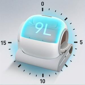 صندوق فضلات القطط الأوتوماتيكي لإزالة الروائح مع تطبيق للتنظيف الذاتي والحماية، سهل التنظيف وخفيف الوزن يصل إلى 10 كجم - Product Image 4