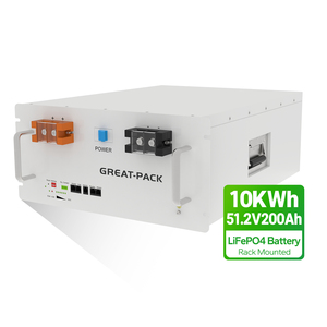 แบตเตอรี่แบบแยกส่วนติดตั้งบนแร็ค 51.2V 10-16kWh สำหรับระบบโซลาร์เซลล์ไฮบริดในบ้าน - Product Image 1