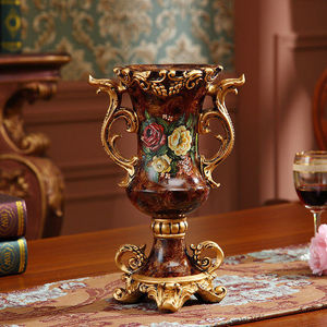 European Style Luxury Vase Living Room Soft Decoration American Style Dining Table <b>TV</b> Cabinet Porch Ornaments Countertop Dried - Product Image 5