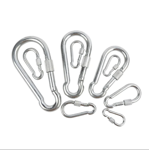 M4 M5 M6 <span class=keywords><strong>M8</strong></span> M10 304 Edelstahl-Feder karabiner <span class=keywords><strong>Quick</strong></span> Link Lock Ring haken Karabiner haken Karabiner haken