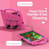 Casing Tablet MoKo Ramah Anak Berbahan EVA Motif Beruang Dengan Tempat Pena & Pegangan Tangan untuk Galaxy Tab S6 Lite 2020