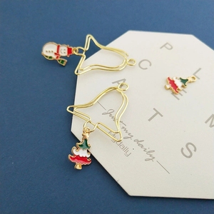 Clips de papier mémo mixtes, 5 pièces/boîte, pinces à photos arbre de noël or, forêt, toile à tissu, marque-page, Clips de décoration artisanaux, 5 pièces - Product Image 5