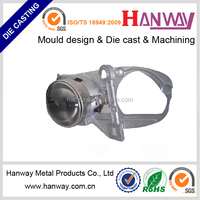 Support de montage de rétroviseur automobile en aluminium moulé sous pression, fabrication OEM en Chine, Guangdong, à bon prix