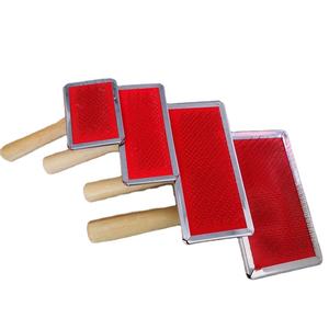 Kingtale <span class=keywords><strong>Pet</strong></span> malzemeleri köpekler için düz Slicker fırça banyo fırça <span class=keywords><strong>Pet</strong></span> bakım araçları tek Opp torba <span class=keywords><strong>Pet</strong></span> paslanmaz çelik tüm mevsim - Product Image 1