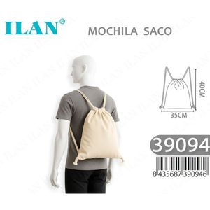 Zaino con Coulisse ILAN 40x35 Cm Leggero per Uso Casual - Product Image 1