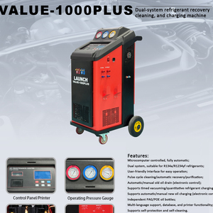 LAUNCH 2026 Machine de climatisation birefrigérante R134A & R1234YF Value 1000 PLUS pour véhicules, pour atelier automobile - Product Image 3