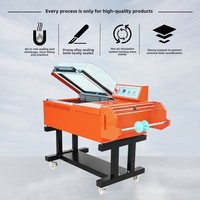 Machine d'emballage sous film rétractable semi-automatique 2 en 1 BFS-5540 pour l'emballage de boissons, la fermeture et la découpe de boîtes et de livres