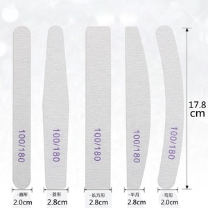 Biểu Tượng Tùy Chỉnh Chăm Sóc Móng Tay Salon shinning Đánh Bóng Móng Tay 80 100 120 240 180 grits Sanding Giấy Móng Tay Tập Tin - Product Image 2