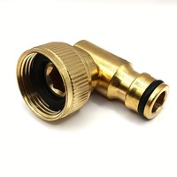 Raccord femelle en laiton robuste 1/2" 3/4" 360° °   Raccord rapide pivotant pour tuyau d'arrosage, adaptateur de raccord de robinet de jardin