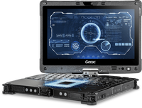 Getac V110 2-en-1 Polyvalence incassable une nouvelle tablette/ordinateur portable robuste avec processeur Intel I5 Clavier anglais Fonctionnalités polyvalentes