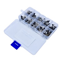 BC337 BC327 2N2222 2N2907 2N3904 2N3906 S8050 S8550 A1015 C1815 10Values*20pcs=200/set Transistors Box Pack Transistor kit TO-92