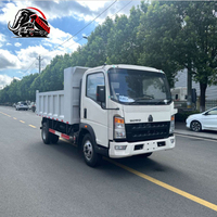 Camion benne léger 4x2 Sinotruk Howo neuf de 130 CV et 5 tonnes