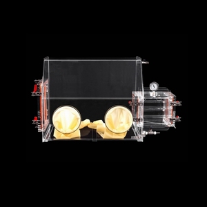 Caixa de Luvas de Acrílico Plexiglass GS-001-B para Laboratório, Câmara Transparente com Bomba de Vácuo para Ambiente de Teste Isolado - Product Image 2