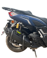 Support de modification personnalisé pour Yamaha Nmax155 Mengshi 150, silencieux de moto, pare-chocs, coussin de selle