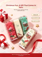 Bâton de beurre de Noël Squishy Fidget Toy, jouet anti-stress doux et mignon Père Noël Bonhomme de neige, cadeau de vacances pour enfants, vente en gros
