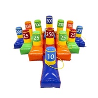 Jeux sportifs gonflables pour la maison et les jardins, lancer le cercle, lancer l'anneau, jeu de lancer d'anneaux gonflable