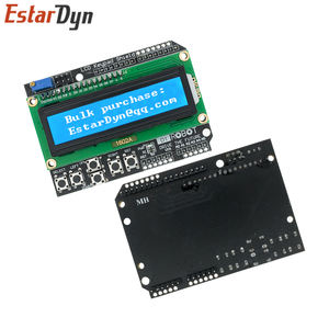 1602 LCD Keyboard Shield LCD1602 LCD 1602 Módulo de pantalla para Ardruino ATMEGA328 ATMEGA2560 Raspberry <span class=keywords><strong>Pi</strong></span> UNO Pantalla azul - Product Image 5