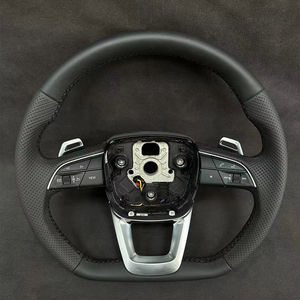 Volante de Cuero para Auto para Audi Q5 Sq5 2013-2025, Volante Deportivo Mejorado con Base Plana y Calefacción - Product Image 5