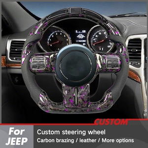 <span class=keywords><strong>Intérieur</strong></span> de voiture personnalisé Smart LED et cuir violet Volant en fibre de carbone pour <span class=keywords><strong>jeep</strong></span> Grand Cherokee <span class=keywords><strong>wrangler</strong></span> <span class=keywords><strong>JK</strong></span> Compass - Product Image 2