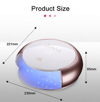 SML 2022 – lampe à ongles LED UV Pro Cure 48w, Rechargeable, avec étiquette privée, pour Salon de manucure