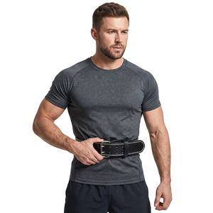 Cinturón de Levantamiento de Pesas Ajustable de Cuero Resistente Personalizado, Antideslizante, con Soporte para Espalda y Cintura, Unisex, para Entrenamiento en Gimnasio y Fisicoculturismo - Product Image 1
