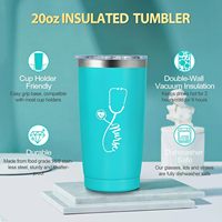 Coffret cadeau d'appréciation pour infirmières Suhctuptx pour femmes infirmières - Semaine des infirmières, cadeau de fin d'études, cadeau de Noël, sac de plage en toile, gobelet