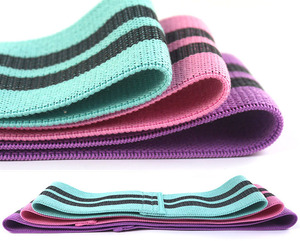 Bandes de sangle de boucle de résistance de forme physique bandes de hanche d'entraînement large résistance pour les jambes et les fesses activer les fessiers et la cuisse - Product Image 4