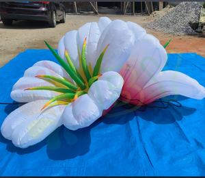 Fleurs et plantes gonflables lumineuses LED pour discothèque avec taille et couleur personnalisables et ventilateur intégré pour thème <span class=keywords><strong>jungle</strong></span> et forêt - Product Image 5