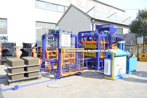 QT4-15 otomatis industri Hourdis Paver mesin bangunan semen beton bata padat mesin pembuat blok berongga di Turki - Product Image 2