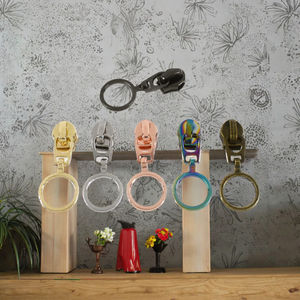 Pour ZT178 5 #   Tirette de fermeture éclair en alliage de zinc écologique pour vêtements, accessoire de couture, kits de réparation de fermetures éclair pour vestes, poches et sacs, auto-réparation - Product Image 3