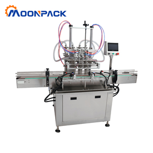 Machine de remplissage automatique Moonpack à 4 têtes pour liquides, boissons sportives, thé Oolong, thé vert, jus de mangue, petites bouteilles, machine de remplissage électrique - Product Image 2