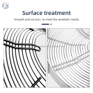 Accessori per ventilatori con rete di protezione del ventilatore personalizzati realizzati in acciaio inossidabile 20 30 60 80cm coperchio di protezione del ventilatore assiale - Product Image 5