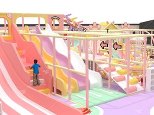 Pokiddo personalizado 320 SQM Tndoor Park Equipment con foso <span class=keywords><strong>de</strong></span> espuma, tobogán gigante, zonas <span class=keywords><strong>de</strong></span> trampolín interactivas y carreras <span class=keywords><strong>de</strong></span> obstáculos - Product Image 4