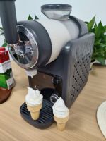 Machine à Glace Pilée et Sorbet Électrique Automatique 5-en-1 Compacte Double Fonction pour Desserts Glacés Usage Domestique et Commercial Léger