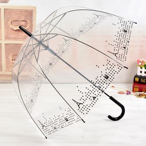 Parapluie princesse <span class=keywords><strong>Gossip</strong></span> <span class=keywords><strong>Girl</strong></span>, parapluie transparent épaissi, parapluie automatique Apollo en forme de champignon, parapluie en plastique Tour Eiffel - Product Image 6