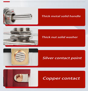 Kaidc สวิตช์สลับอัจฉริยะสำหรับอุตสาหกรรม XT-12B 25A โลหะทนทาน250V - Product Image 4