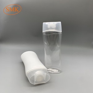 แชมพูแบนและขวดบีบพลาสติกที่ดีที่สุดขาย 240ml 300ml เครื่องสําอางค์หน้าจอการพิมพ์ PET สกรูหมวก <span class=keywords><strong>SMK</strong></span> ชาสัตว์เลี้ยง 10000 ชิ้น - Product Image 3