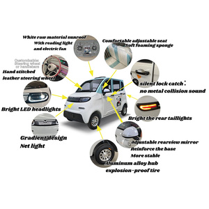 La nouvelle <span class=keywords><strong>mini</strong></span> voiture électrique à quatre <span class=keywords><strong>roues</strong></span> <span class=keywords><strong>motrices</strong></span>, 30-45 km/h, <span class=keywords><strong>4</strong></span> places, fermée, pour adultes, se vend bien - Product Image 3