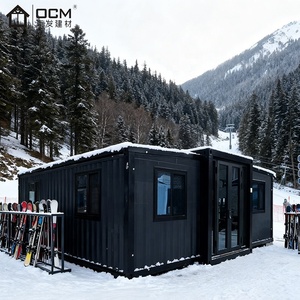 <span class=keywords><strong>Maison</strong></span> conteneur extensible robuste OCM 20 pieds, résistante au vent, préfabriquée pour les îles des Caraïbes, modulaire, portable, prête aux ouragans - Product Image 1