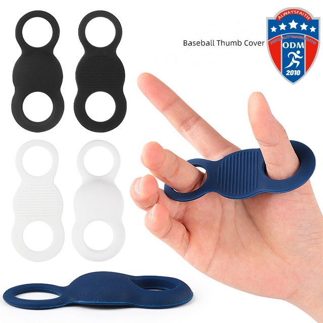 Silicone Baseball Softball Thumb Guards for Shock Absorption Blister Prevention Bat Sting Reduction Swing Training
