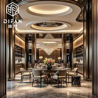Solutions de restauration clés en main à guichet unique Meubles complets de restaurant d'hôtel sur mesure pour les repas commerciaux